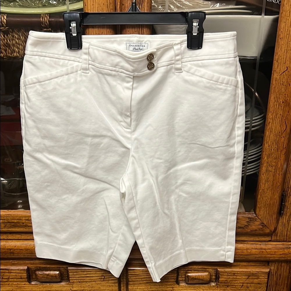 Charter Club Women's White Shorts